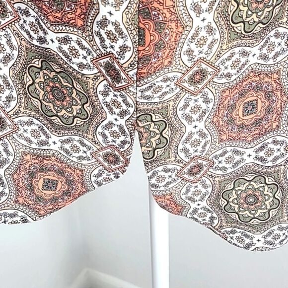 Violet & Claire Sleeveless Top, Brown & Rust Print, Size XL - Picture 4 of 8